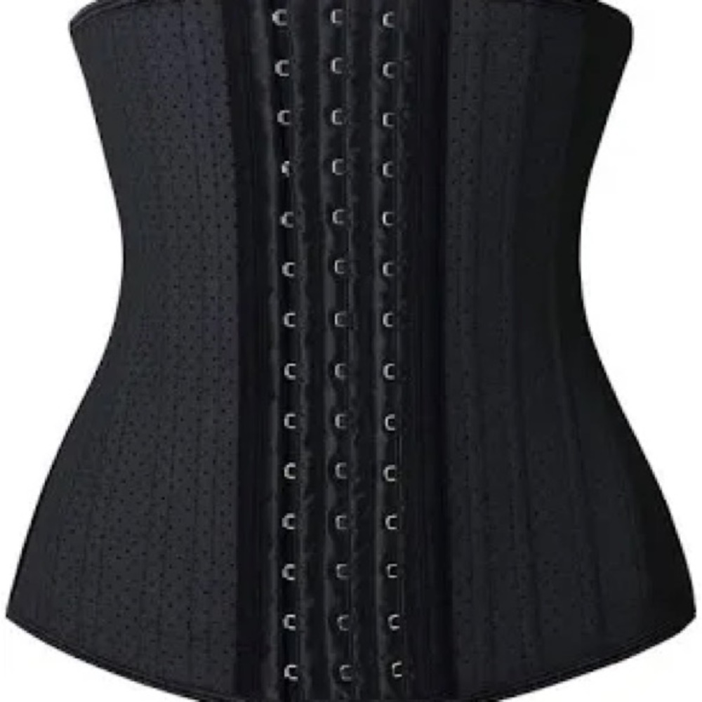 🌹YIANNA • NWT HIGH COMPRESSION LATEX Black ADJUSTABLE Waist Trainer
